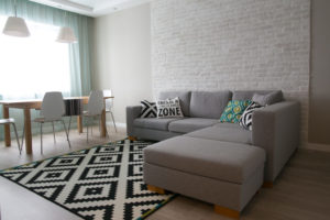 серый интерьер