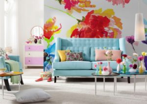 Обои с цветочными мотивами