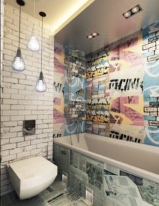 люстра в ванной