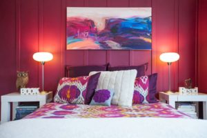 Красный и фиолетовый