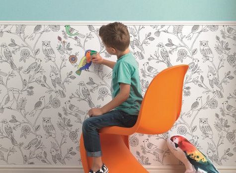 Тренды в обоях 2017, которые будут популярны в 2018