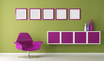 Черпаем идеи из природы: как сочетать фиолетовый и зеленый в интерьере?