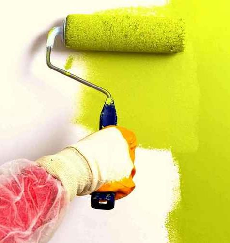 Покрашенные стены как альтернатива кафелю в ванной