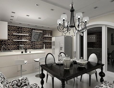 Дизайн кухни в стиле ар деко