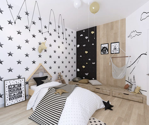 Какой цвет для детской стал самым популярным в 2018 году?